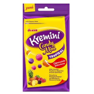 Ülker Kremini Candy Mini Tropikal Karışık Meyve Aromalı 30 Gr